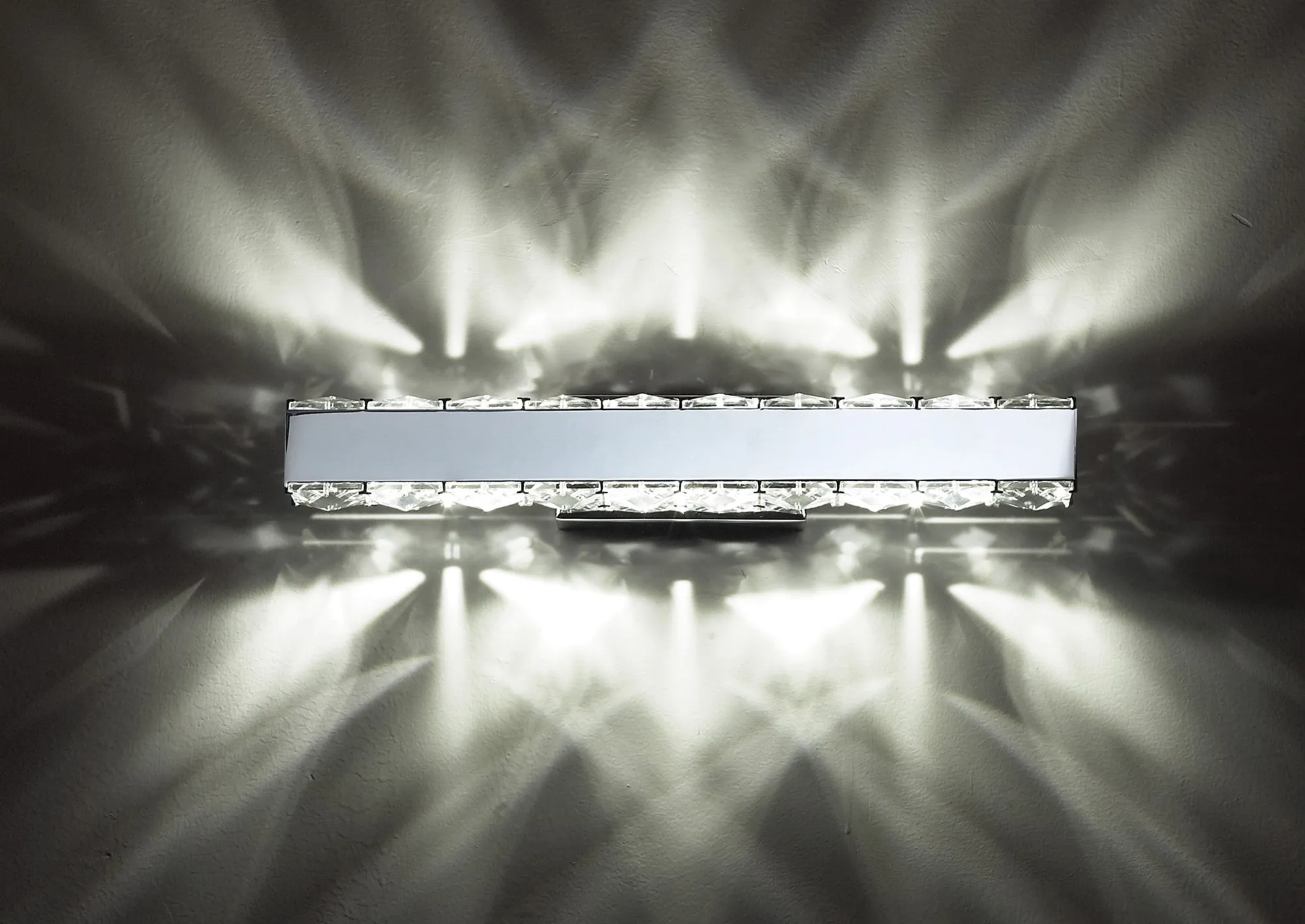 Galaxy Crystal Wall Lights Diyas Flush Crystal Wall Lights